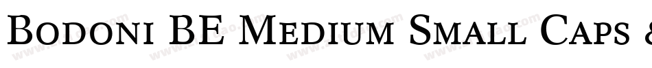Bodoni BE Medium Small Caps & Oldstyle Figures字体转换
